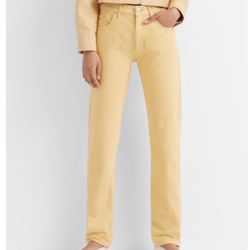 Club Monaco Relaxed Slim Jeans in Yellow